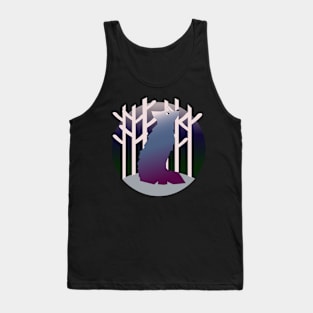 Wolf in the moonlight Tank Top